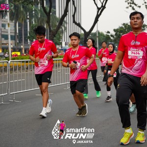 Race photo from SMARTFREN RUN 2026