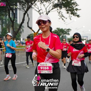 Race photo from SMARTFREN RUN 2026