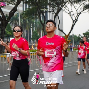 Race photo from SMARTFREN RUN 2026