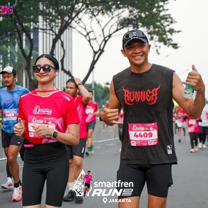 Race photo from SMARTFREN RUN 2026