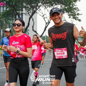 Race photo from SMARTFREN RUN 2026