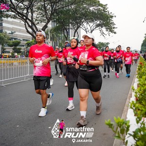 Race photo from SMARTFREN RUN 2026