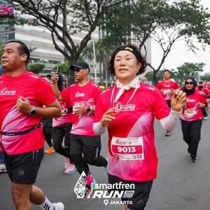 Race photo from SMARTFREN RUN 2026