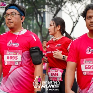 Race photo from SMARTFREN RUN 2026