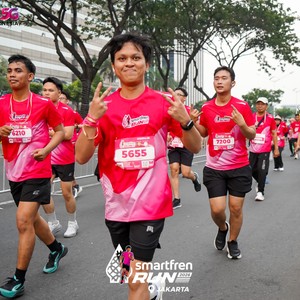 Race photo from SMARTFREN RUN 2026