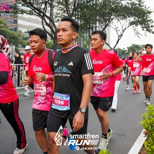 Race photo from SMARTFREN RUN 2026