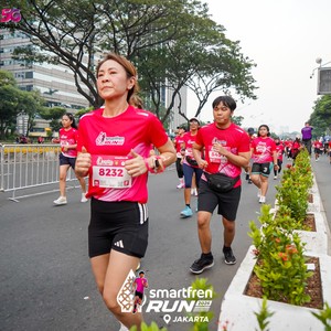 Race photo from SMARTFREN RUN 2026