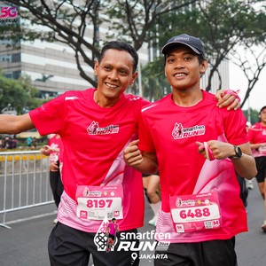 Race photo from SMARTFREN RUN 2026