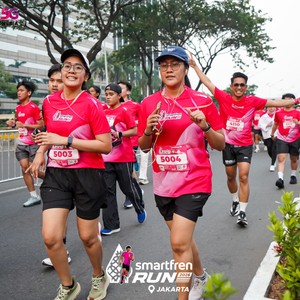 Race photo from SMARTFREN RUN 2026