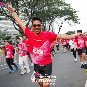Race photo from SMARTFREN RUN 2026