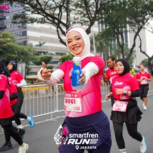 Race photo from SMARTFREN RUN 2026