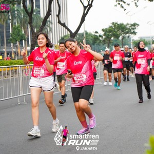 Race photo from SMARTFREN RUN 2026