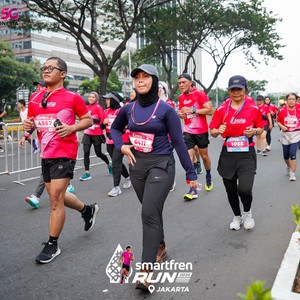 Race photo from SMARTFREN RUN 2026