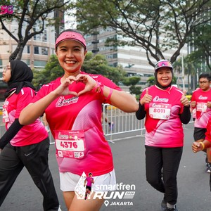 Race photo from SMARTFREN RUN 2026