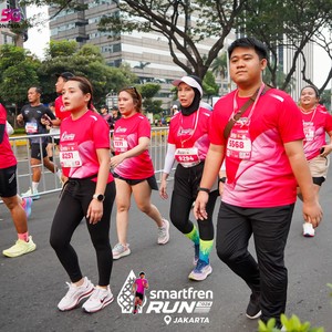 Race photo from SMARTFREN RUN 2026