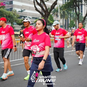 Race photo from SMARTFREN RUN 2026