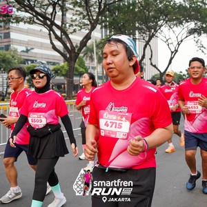 Race photo from SMARTFREN RUN 2026