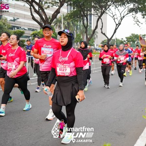 Race photo from SMARTFREN RUN 2026
