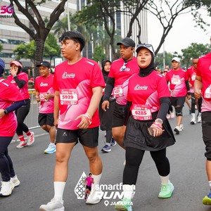 Race photo from SMARTFREN RUN 2026