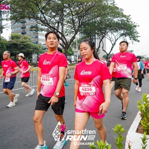 Race photo from SMARTFREN RUN 2026