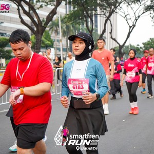 Race photo from SMARTFREN RUN 2026
