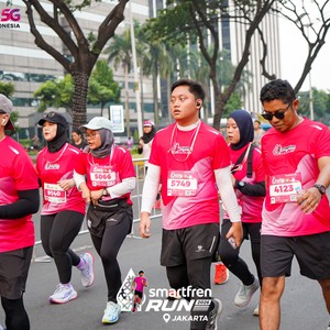 Race photo from SMARTFREN RUN 2026
