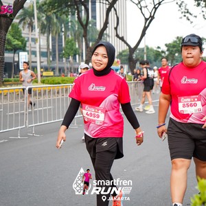Race photo from SMARTFREN RUN 2026
