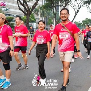 Race photo from SMARTFREN RUN 2026
