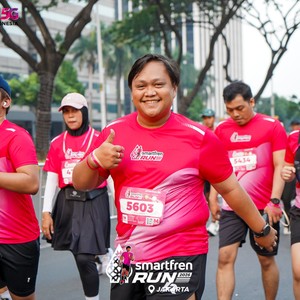 Race photo from SMARTFREN RUN 2026
