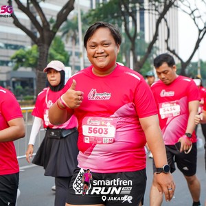 Race photo from SMARTFREN RUN 2026