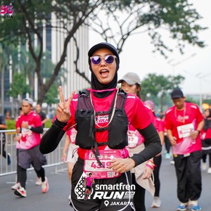 Race photo from SMARTFREN RUN 2026