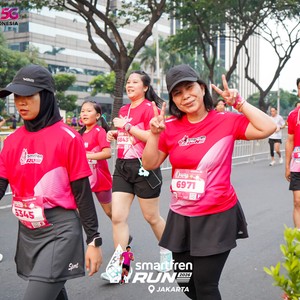 Race photo from SMARTFREN RUN 2026