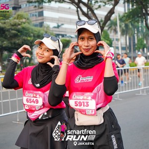 Race photo from SMARTFREN RUN 2026