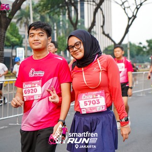 Race photo from SMARTFREN RUN 2026