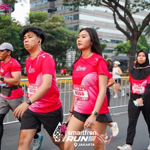 Race photo from SMARTFREN RUN 2026