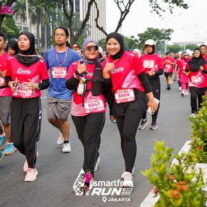 Race photo from SMARTFREN RUN 2026