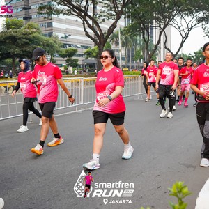 Race photo from SMARTFREN RUN 2026