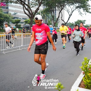 Race photo from SMARTFREN RUN 2026