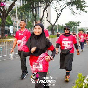 Race photo from SMARTFREN RUN 2026