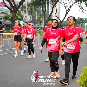 Race photo from SMARTFREN RUN 2026