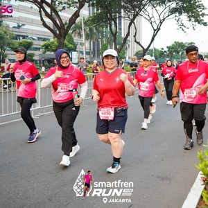 Race photo from SMARTFREN RUN 2026