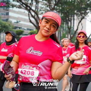 Race photo from SMARTFREN RUN 2026