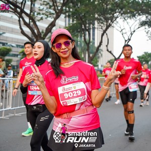 Race photo from SMARTFREN RUN 2026