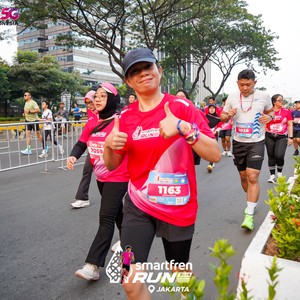 Race photo from SMARTFREN RUN 2026