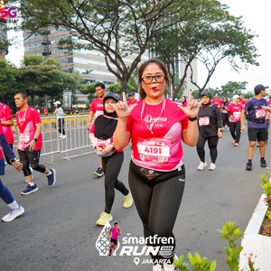 Race photo from SMARTFREN RUN 2026