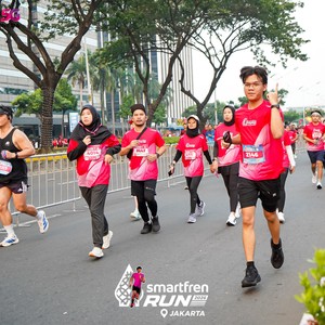 Race photo from SMARTFREN RUN 2026