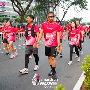 Race photo from SMARTFREN RUN 2026