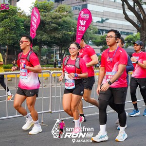 Race photo from SMARTFREN RUN 2026