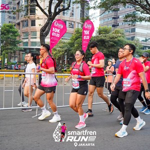 Race photo from SMARTFREN RUN 2026