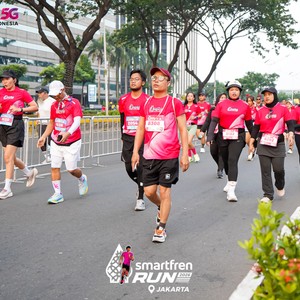 Race photo from SMARTFREN RUN 2026